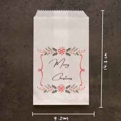 【聖誕節快樂】禮物糖果 Merry Christmas 平口紙袋 第2張的照片