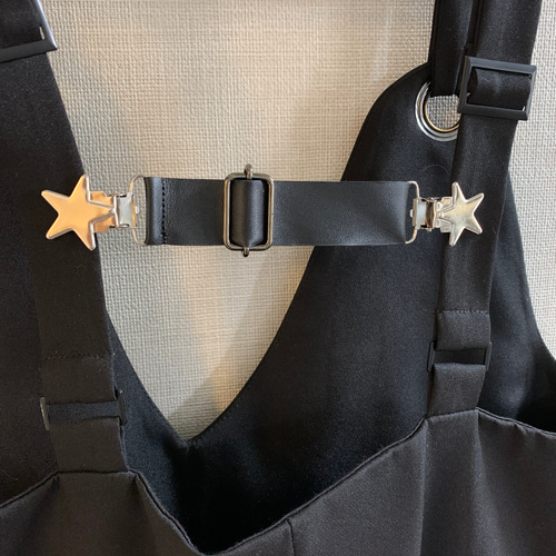 本革］サロペット肩紐ずれ防止ストラップ オールインワン・サロペット