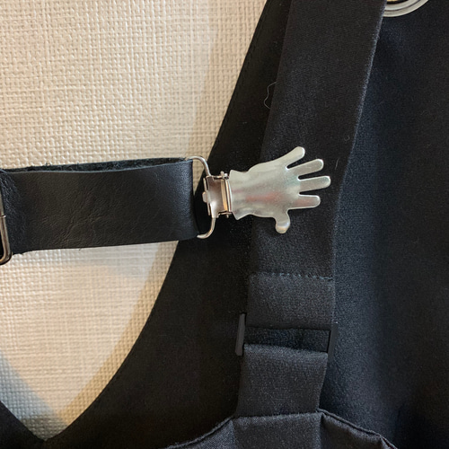 本革］サロペット肩紐ずれ防止ストラップ オールインワン・サロペット