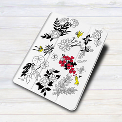 iPadケース 【お花とキツネ】坂本奈緒 手帳型ケース ※2タイプから選べます 3枚目の画像