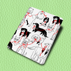 iPadケース 【犬 運命の人だワン】坂本奈緒 手帳型ケース ※2タイプから選べます 3枚目の画像