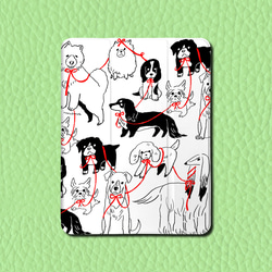 iPadケース 【犬 運命の人だワン】坂本奈緒 手帳型ケース ※2タイプから選べます 2枚目の画像