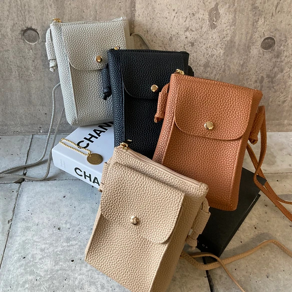 フラップポケットスマホショルダー／スマホ収納 収納アイテム