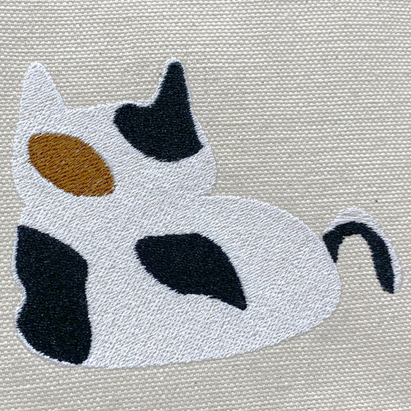【獨一無二限量發售】棉質帆布手提袋，內袋繡有年糕貓【包郵】 第11張的照片