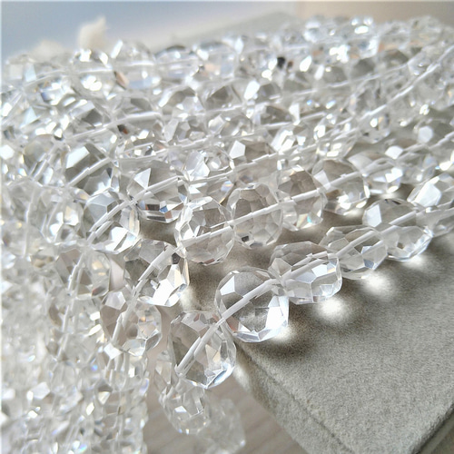12×14mm 2個 タンブルカット 高品質 ヒマラヤ水晶 天然石 12×14mm 2個 タンブルカット 高品質 ヒマラヤ水晶 天然石