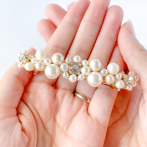 ニ十三や　バレッタ ナカノヤ] NAKANOYA バレッタ 65mm 1個 プラスチック 樹脂 ヘア