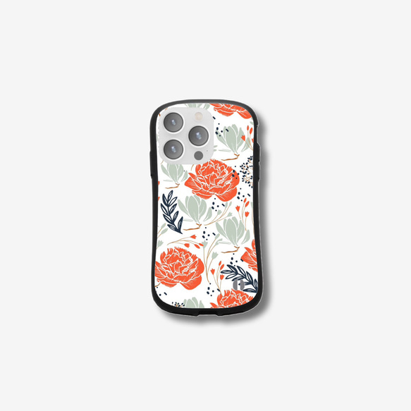 新作 android iPhone スマホケース かわいい イラスト おしゃれ 花 はな フラワー 1枚目の画像