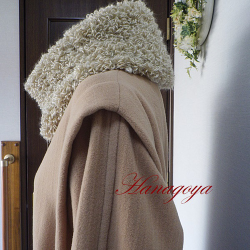 ループヤーンスヌード（ベージュ） スヌード 花小屋 通販 14917290