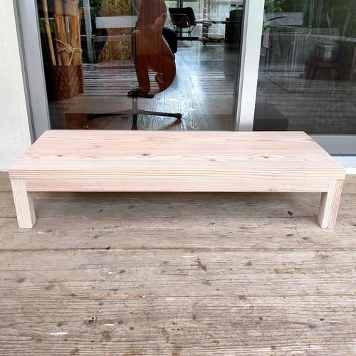 天然無垢材 ローテーブル 花台 飾り台 テレビ台 踏み台 和モダン 無垢材 踏み台 踏板 ステップ 段差 階段 テレビ台 ローテーブル