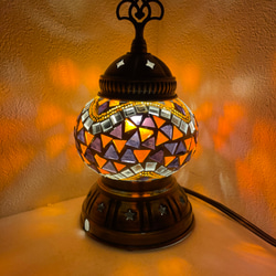 トルコランプ月型フレームタイプ スタンドライト・テーブルランプ らん