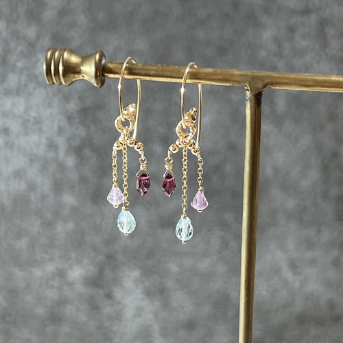 M　14kgfピアスチャーム6点おまとめ M様専用 14kgfピアスチャーム6点おまとめ - メルカリ