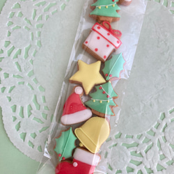 ミニミニクリスマスアイシングクッキー 4枚目の画像