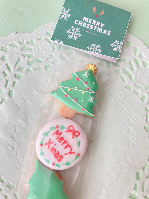 クリスマスアイシングクッキー 2枚目の画像