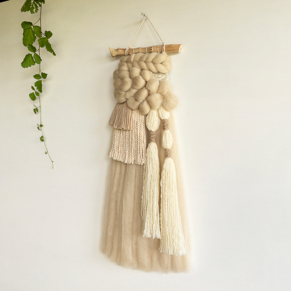 [獨一無二的項目] 浮木編織掛毯“奶茶，e。” 第5張的照片