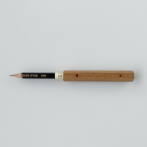 販売11月まで】【在庫限り】鉛筆ホルダー 鉛筆キャップ〈くるみ六角