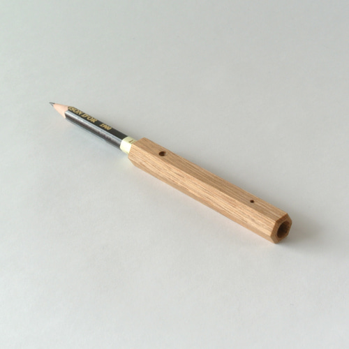 販売11月まで】【在庫限り】鉛筆ホルダー 鉛筆キャップ〈くるみ六角