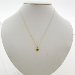 K22＋K24純金◇エメラルド◇ペンダントトップ K24 Emerald Pendant Top 9枚目の画像