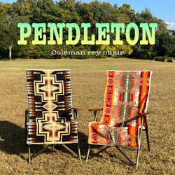 キャンプ/チェアーカバー:PENDLETON生地使用☆Colemanチェアー キャンプ/チェアーカバー:PENDLETON生地使用☆Colemanチェアーに