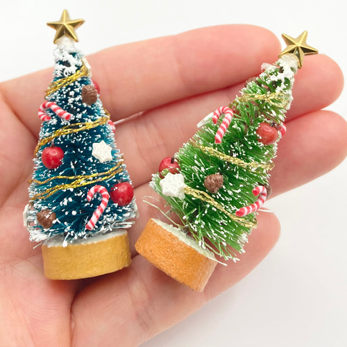 ミニチュア クリスマスツリー|ドールハウスや飾りにぴったりの