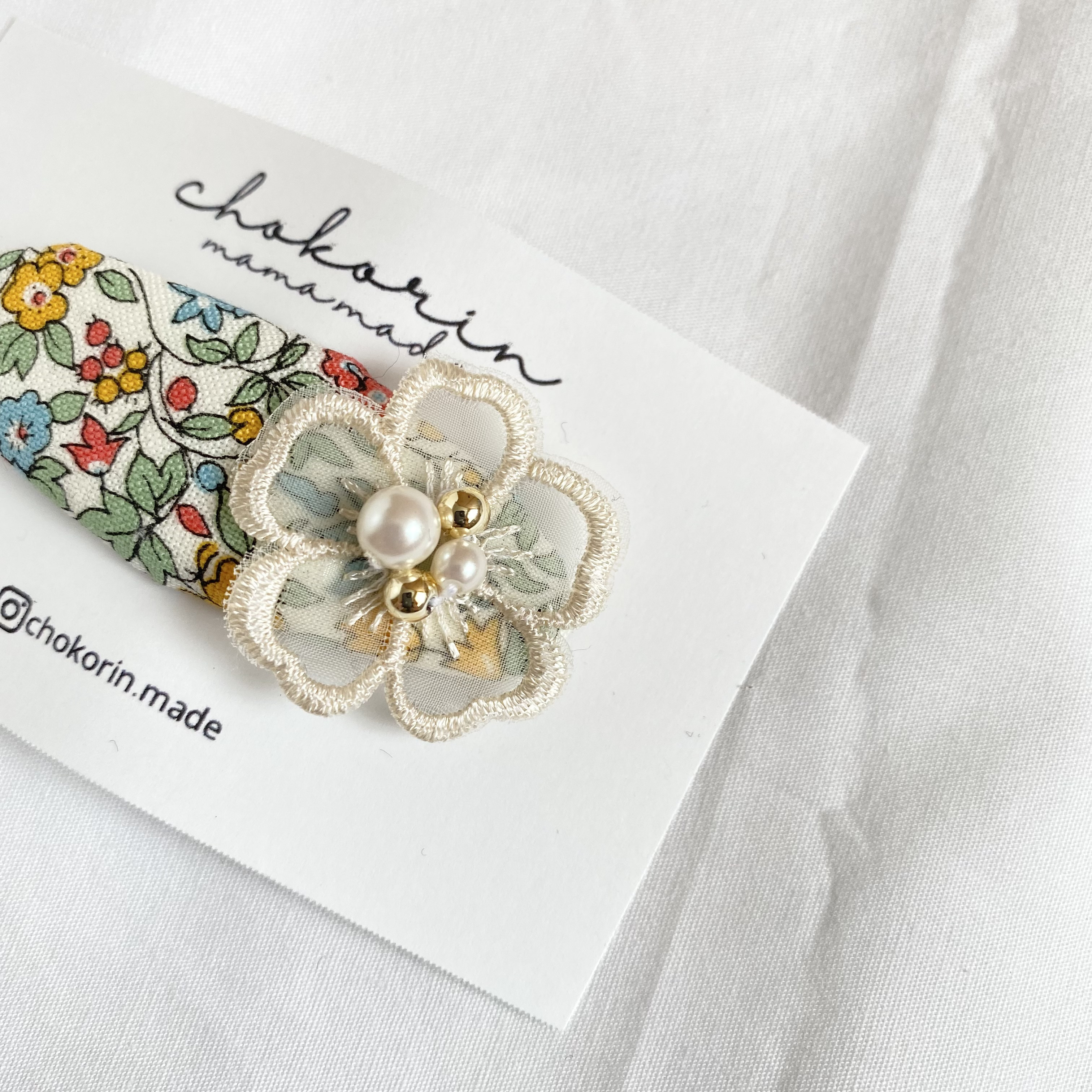 オーダーページ☆パッチンピン　ヘアクリップ　リバティ　ベビー　キッズ