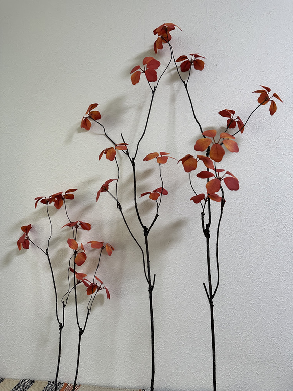 中古造花／紅葉小枝色々100本