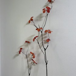 [送料込み] ドウダンツツジ　紅葉 N2 フェイクグリーン　造花 人工観葉植物　2本セット 4枚目の画像