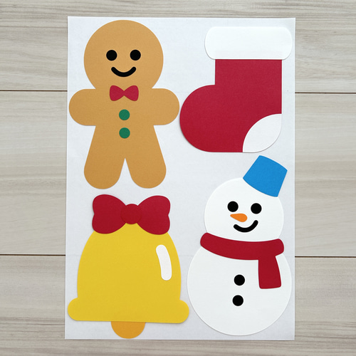 クリスマス A 壁面飾り 切り絵 ふわぽん 通販 14919041｜Creema(クリーマ)