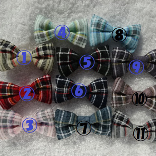 No.31リボンヘアゴム☆チェック柄☆ブラック No.31リボンヘアゴム☆チェック柄☆ブラック