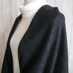 [100% 高品質羊毛短上衣❣️3way] 溫暖時尚的圍巾 木炭禮品也可用 [均碼] 第9張的照片