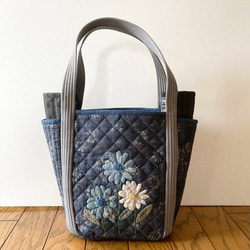 サイドポケット パッチワークキルトバッグ トートバッグ lilla＊ 通販