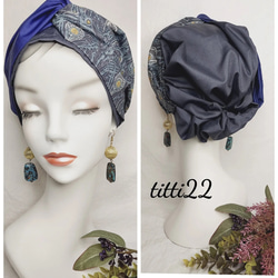 ミナペルホネンターバン choucho ヘアバンド・ターバン titti22