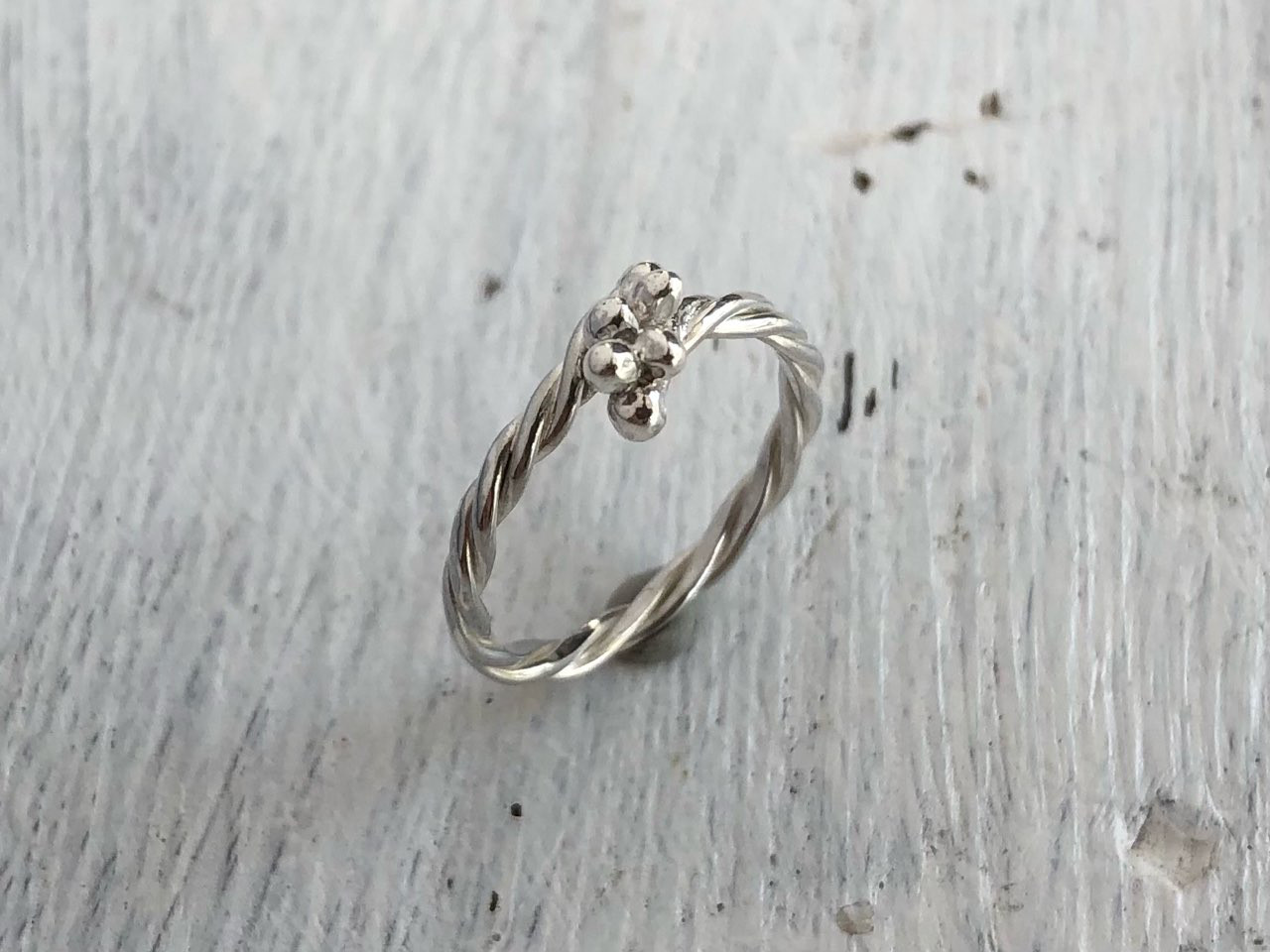 線玉リング/3号/silver925/一点物/No.00196198