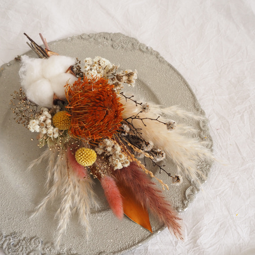 スワッグにもなる ドライフラワーの2wayお正月しめ縄 しめ縄・しめ飾り