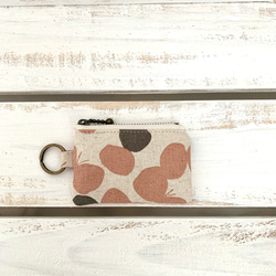 ミニコインパース(バタフライ　ピンク） 1枚目の画像