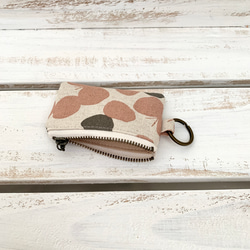 ミニコインパース(バタフライ　ピンク） 2枚目の画像