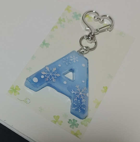 【ハンドメイド】冬 バッグチャーム Ａ 2枚目の画像