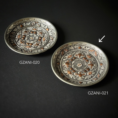 銅のお皿（ガラムザニー）Φ15cm 正倉院宝物デザイン【GZANI