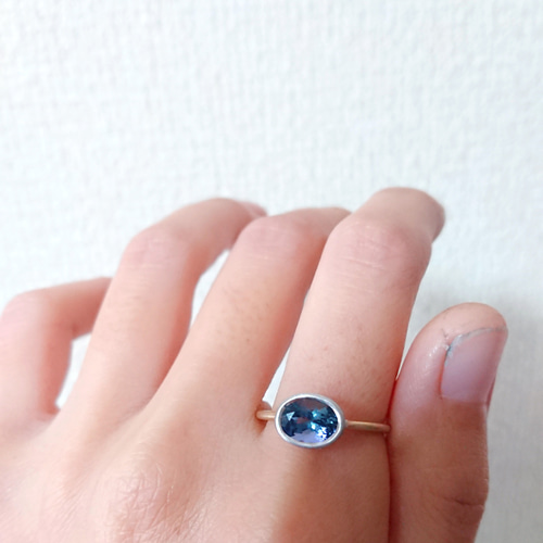 昭和ジュエリー　18金　エリナイトリング　希少　１６号 昭和ジュエリー 18金 エリナイトリング 希少 16号