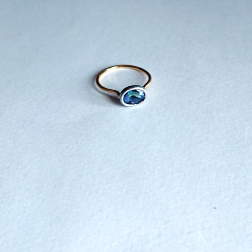 希少 クロード・モネ×睡蓮の池なバイカラータンザナイト Pt900 K18