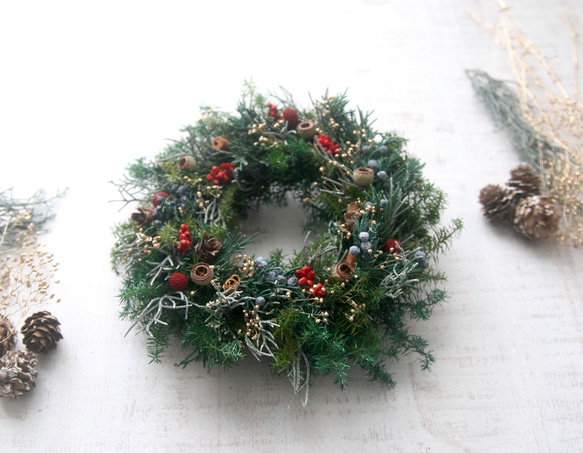 【Creema限定！早割価格】Christmas Wreath 2枚目の画像