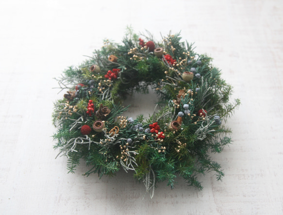 【Creema限定！早割価格】Christmas Wreath 5枚目の画像