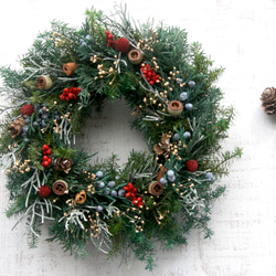 【Creema限定！早割価格】Christmas Wreath 1枚目の画像