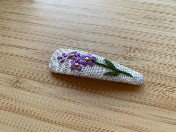 刺繍パッチンピン(5cm) 2枚目の画像