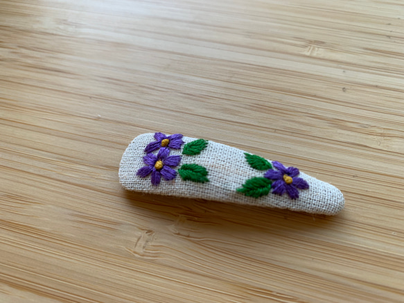 刺繍パッチンピン(5cm) 2枚目の画像