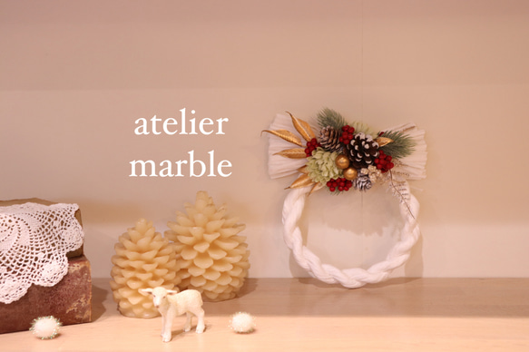 19.しめ縄リース しめ縄リース | &handworks