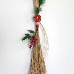 ☆ しめ飾り ❀✿稲穂（松、梅、南天）（大） しめ縄・しめ飾り