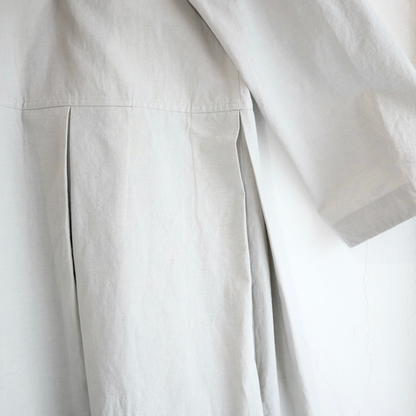 weather cloth pleats pocket coat 8枚目の画像