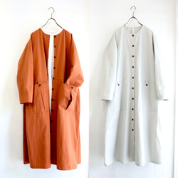 weather cloth pleats pocket coat 1枚目の画像