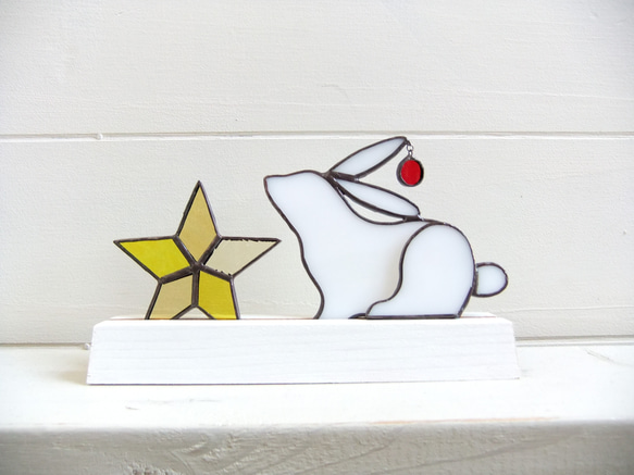 ☆Lucky star Rabbit （yellow)☆　干支 兎　Creema限定 5枚目の画像