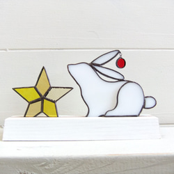 ☆Lucky star Rabbit （yellow)☆　干支 兎　Creema限定 2枚目の画像
